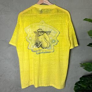 Vintage Camel Cigarettes Distressed Thin Single Stitch XL 80s Promo Shirt